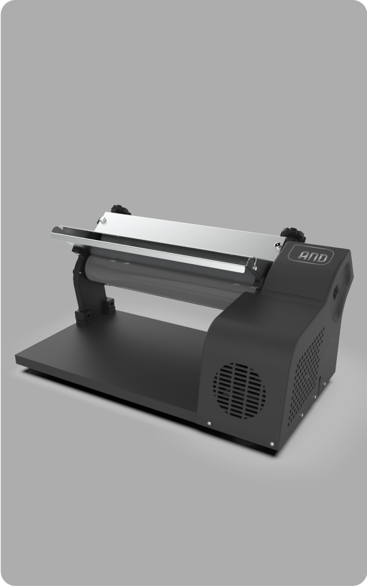 Laminadora eléctrica de masas REVO negra, otra vista
